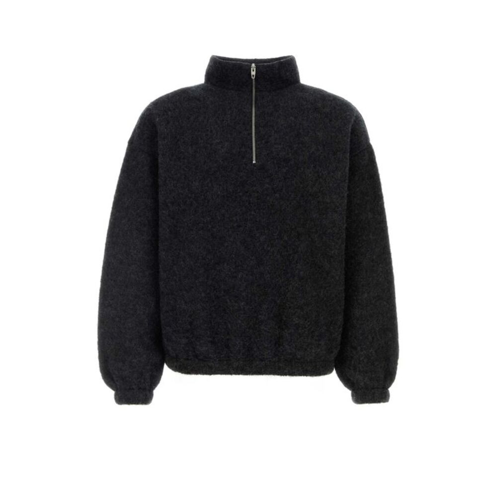 Jil Sander Men Slate Wool Blend Sweatshirt
